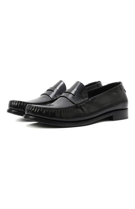 Мужские кожаные пенни-лоферы le loafer SAINT LAURENT, арт. 670231/AAA7R
