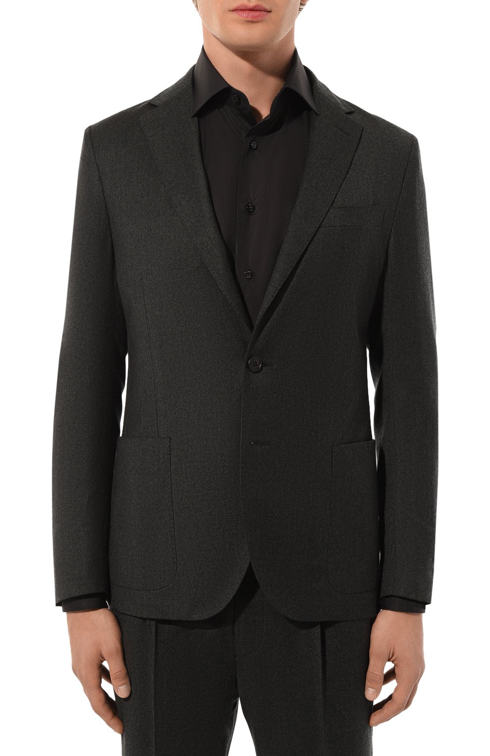 Шерстяной костюм CORNELIANI темно-зеленого цвета по цене 164500 руб., арт. 94X007-9418400_SET, фото 4 Шерстяной костюм CORNELIANI, арт. 94X007-9418400_SET, фото 4