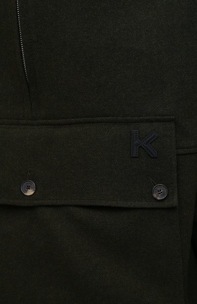 Анорак KENZO хаки цвета по цене 66050 руб., арт. FA65BL0491RA, фото 5 Анорак KENZO, арт. FA65BL0491RA, фото 5