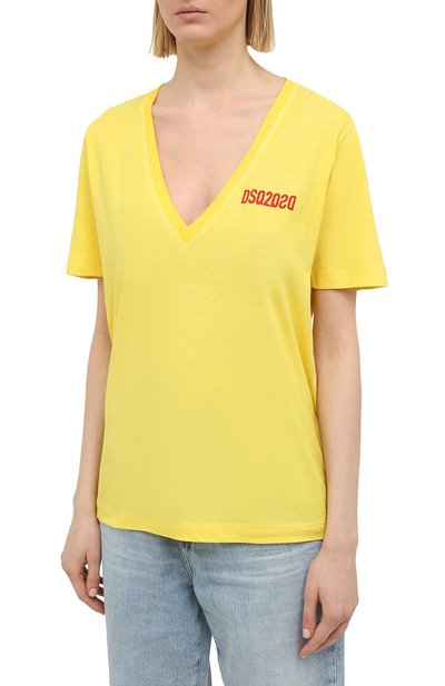 Хлопковая футболка DSQUARED2, арт. S75GD0165/S21600, фото 3