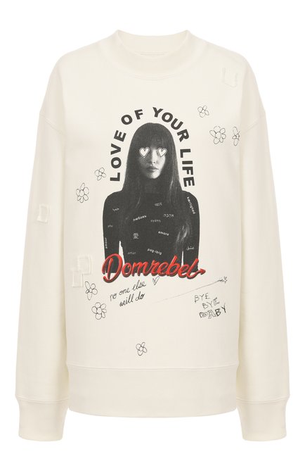 Женский хлопковый свитшот DOMREBEL, арт. Y0UR L0VE SWEATSHIRT