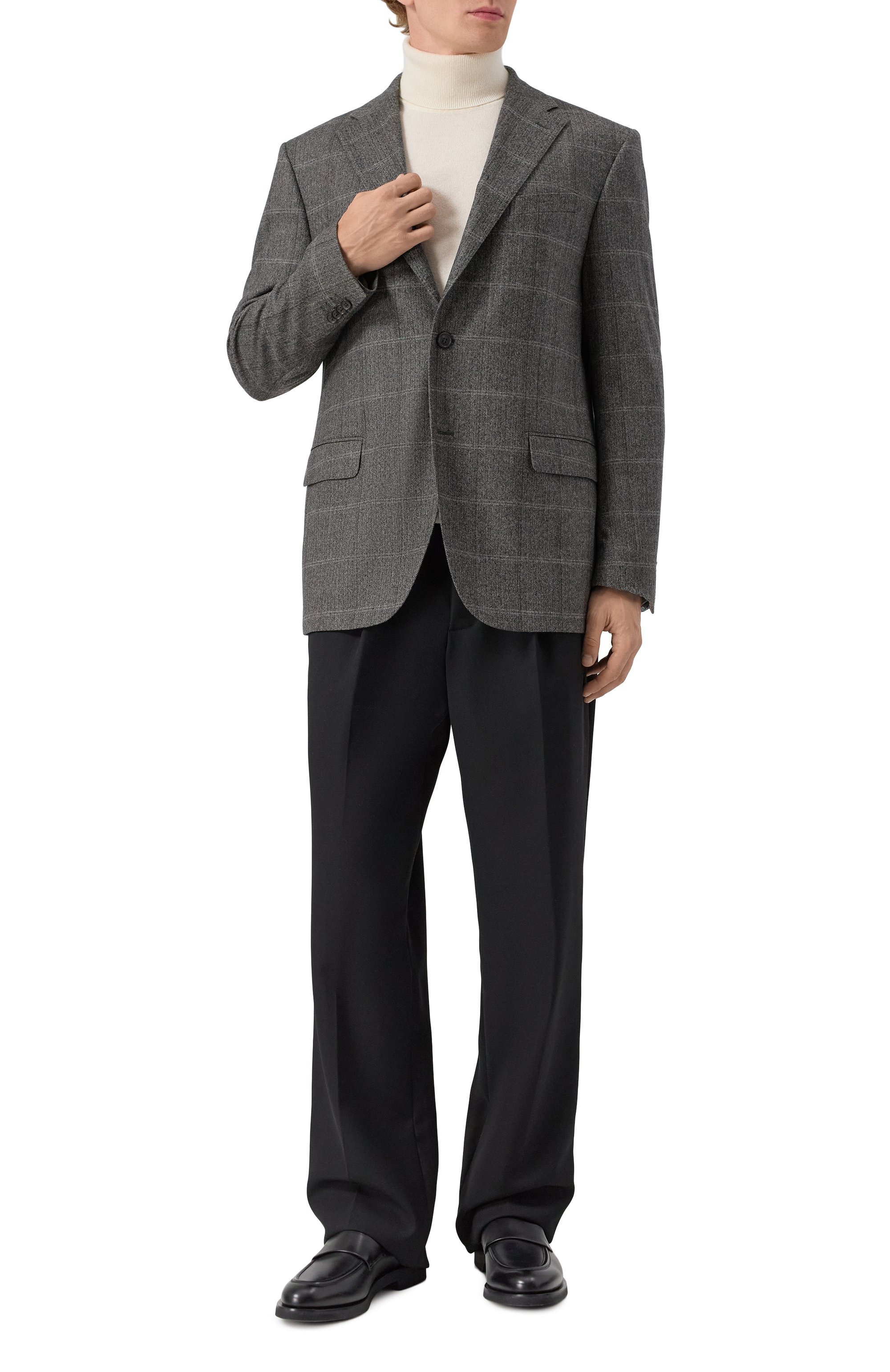 Шерстяной пиджак CORNELIANI, арт. 266008-2616522, фото 3