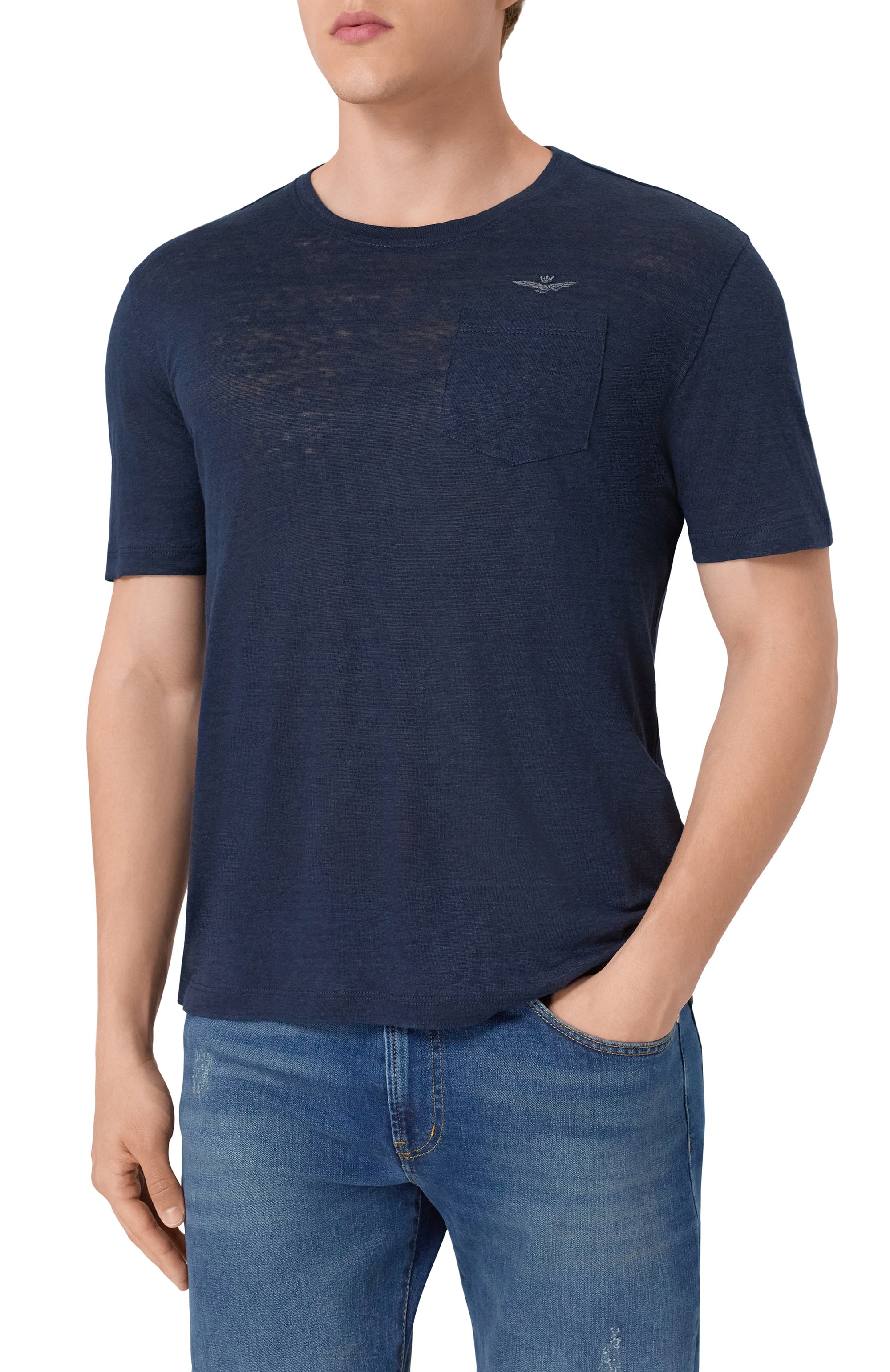 Льняная футболка AERONAUTICA MILITARE, арт. 251TS2402J679, фото 3