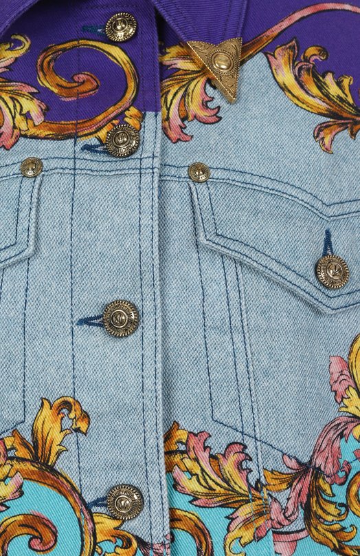 Джинсовая куртка Versace Jeans Couture 78HAS4P0/ES139L54 Разноцветный  78HAS4P0/ES139L54 Фото 6