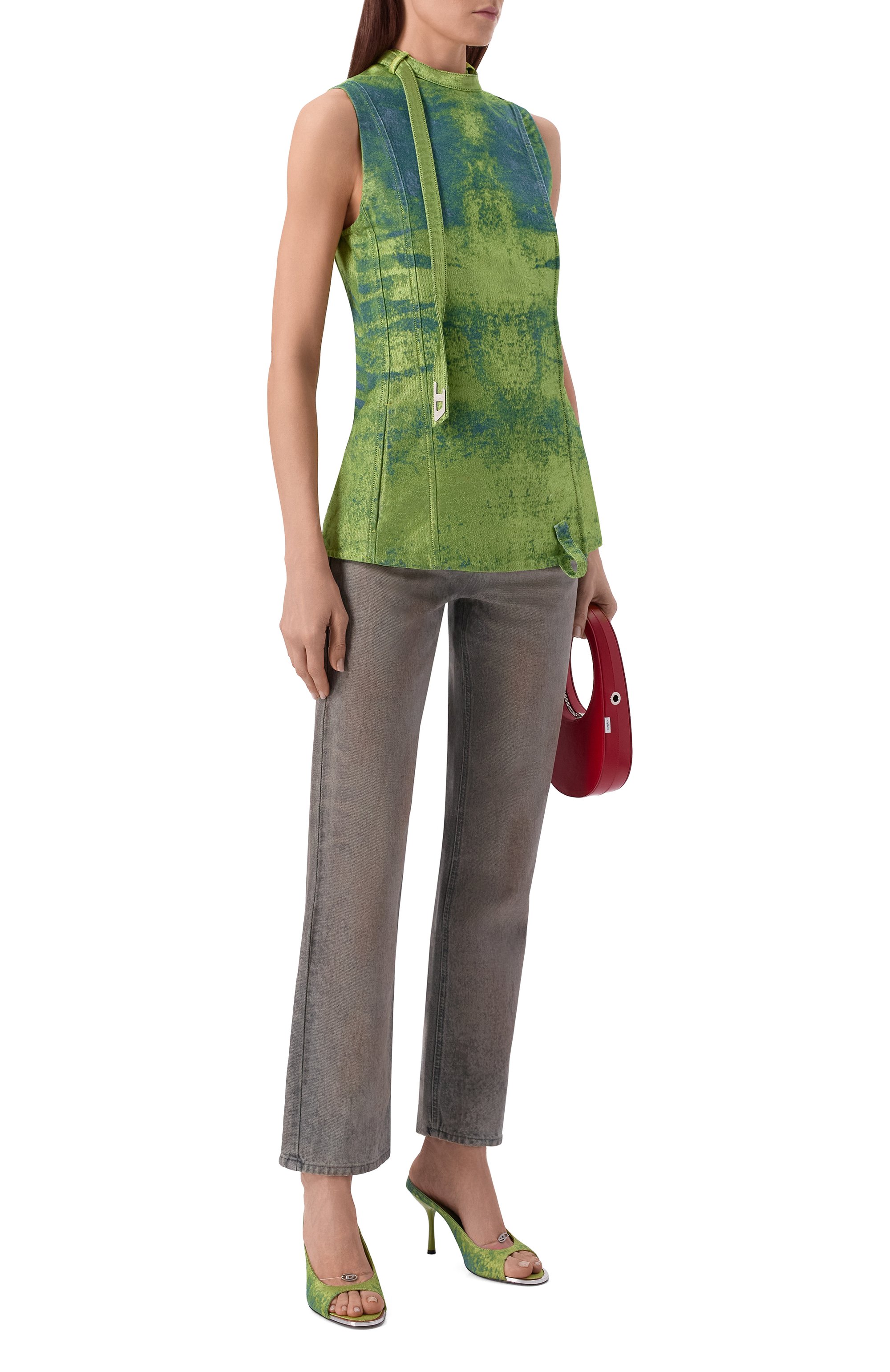 Джинсовый топ de-vantos DIESEL, арт. A22852/0EFDK, фото 2