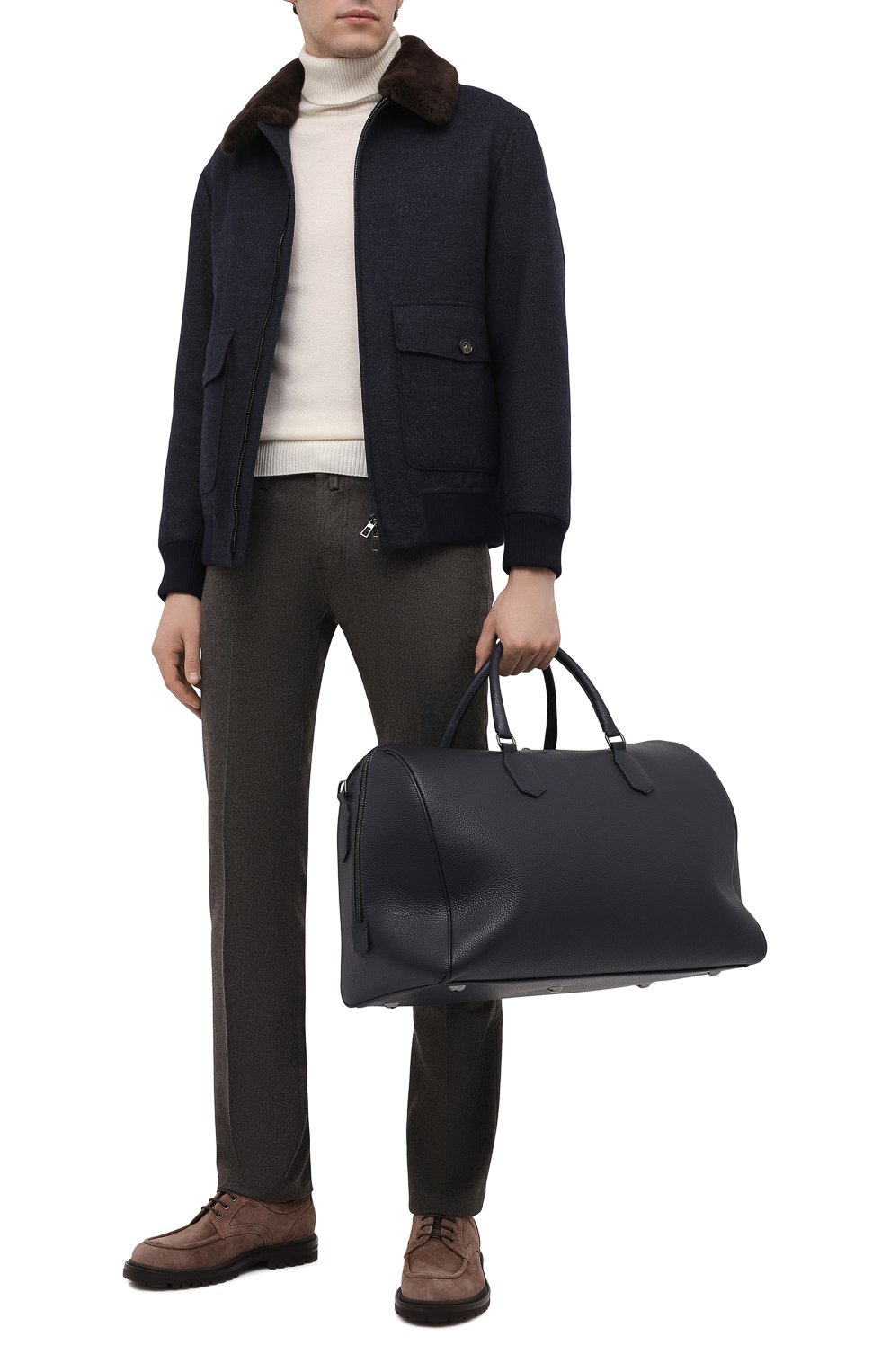 Кожаная дорожная сумка CANALI, арт. P325152/NA00051, фото 3