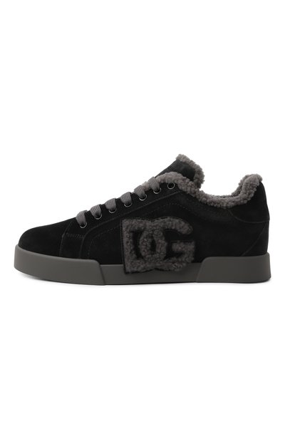 Замшевые кеды portofino light DOLCE & GABBANA, арт. CK2374/AJ222, фото 4