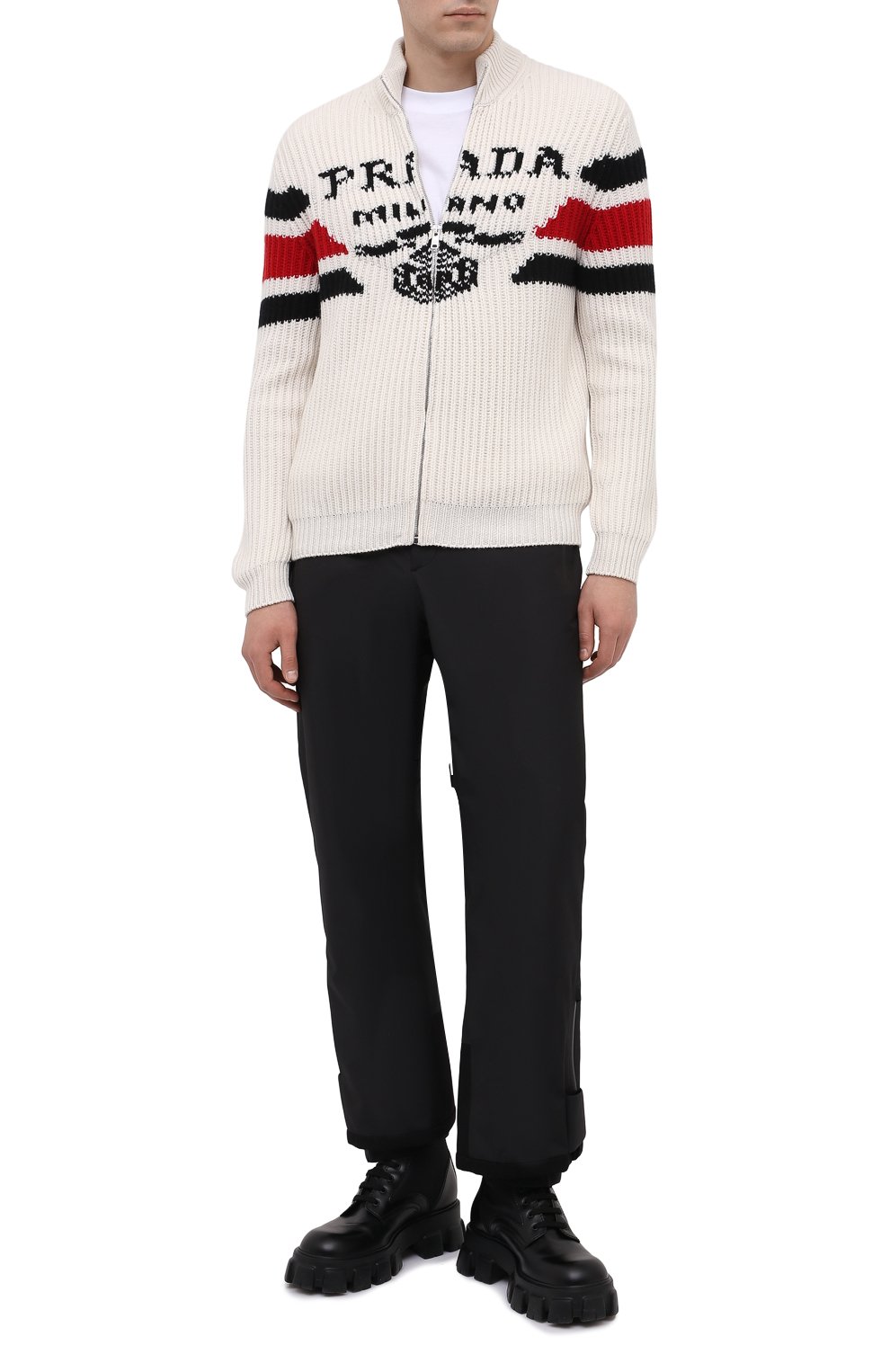 Кашемировый кардиган PRADA, арт. UMG123-10O9-F0009-212, фото 2