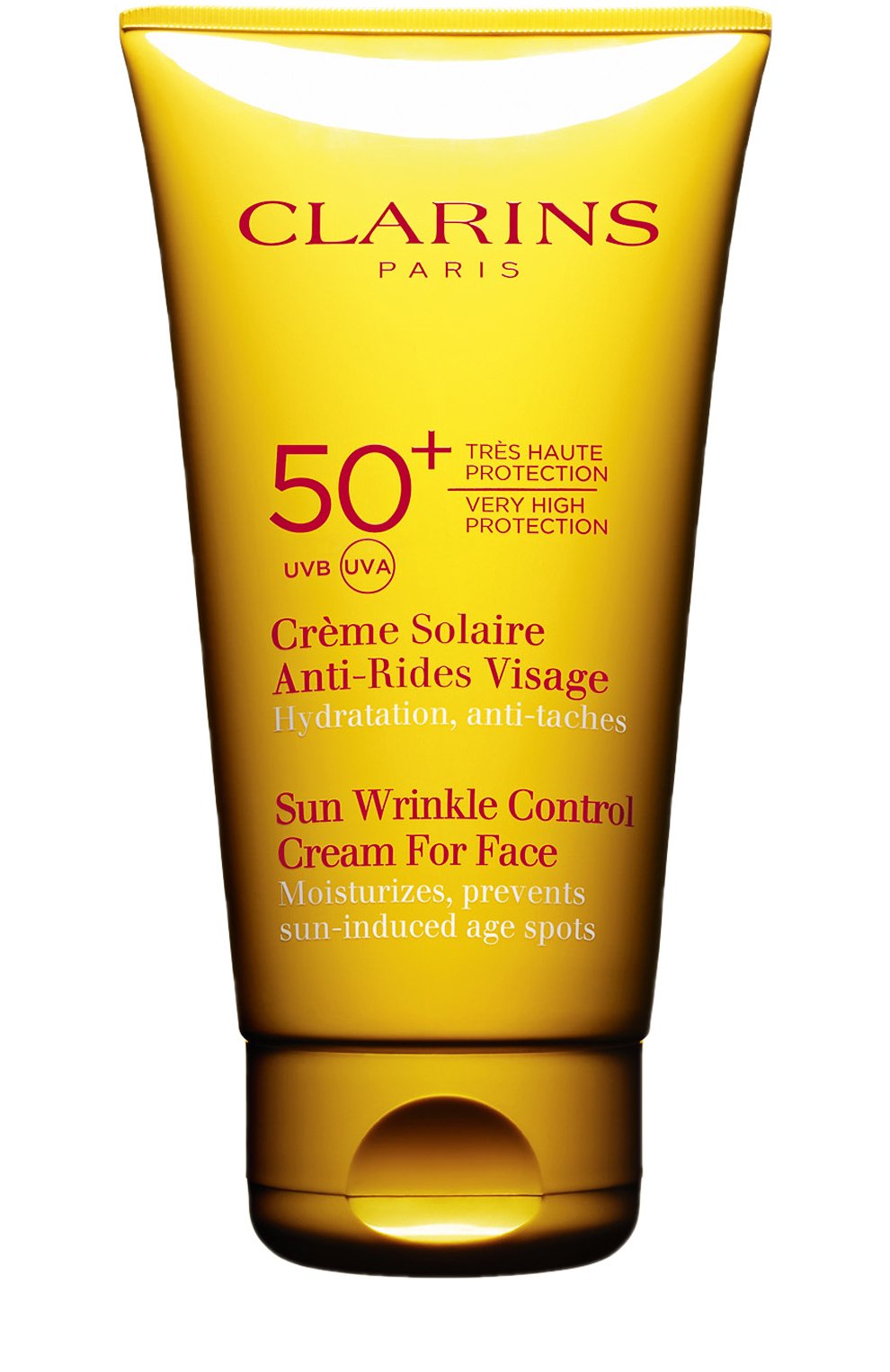 Солнцезащитный увлажняющий крем для лица uvb 50+ (75ml) CLARINS, арт. 1429100, фото 1