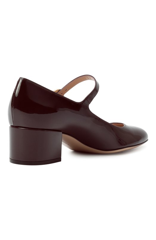 Лакированные туфли Mary Ribbon 45 Gianvito Rossi G22101.45RIC.VERB0UR Бордовый  G22101.45RIC.VERB0UR Фото 5