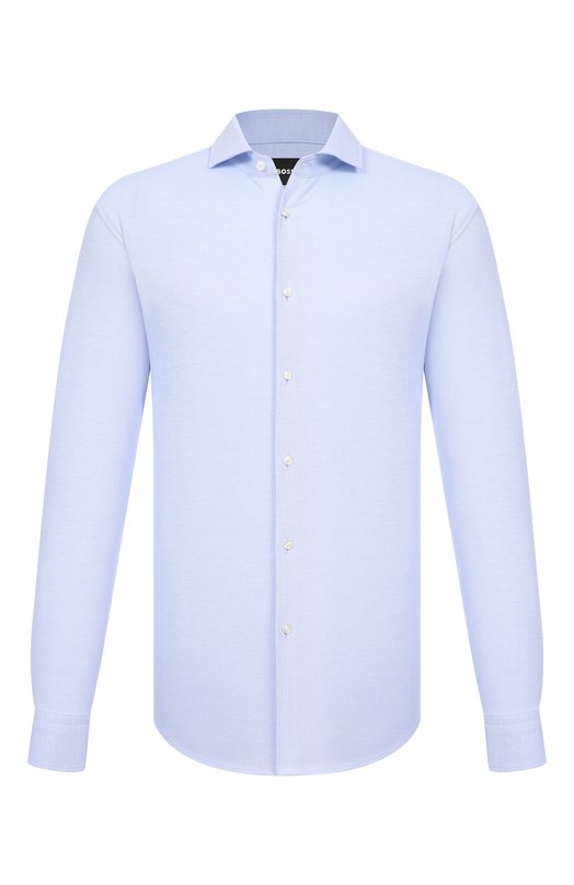 Хлопковая сорочка BOSS 50556106 Голубой 50556106