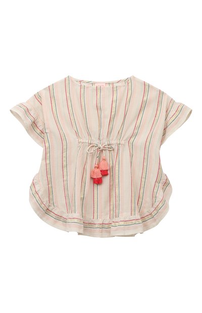 Хлопковая туника LISON PARIS, арт. LUREX STRIPE CAFTAN, фото 1