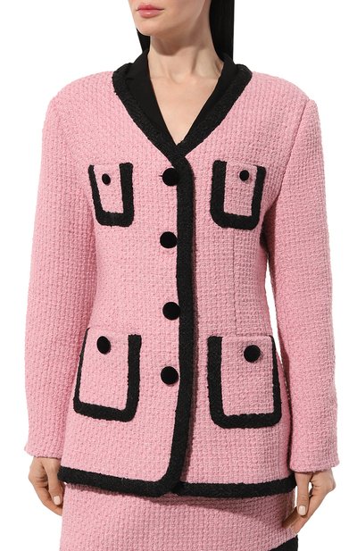 Жакет sunshine BOTROIS розового цвета по цене 34900 руб., арт. SKU00033702, фото 3 Жакет sunshine BOTROIS, арт. SKU00033702, фото 3