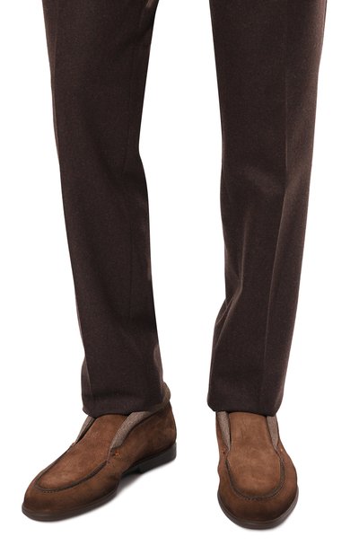 Замшевые ботинки malibu SANTONI, арт. MGAG18974DKTGGEX, фото 3