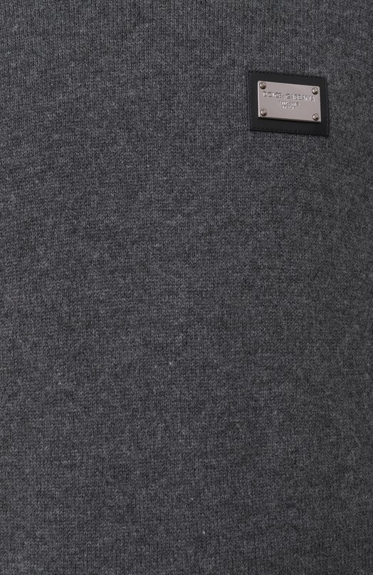 Джемпер из шерсти и кашемира Dolce & Gabbana GX039T/JFMHL Серый  GX039T/JFMHL Фото 6