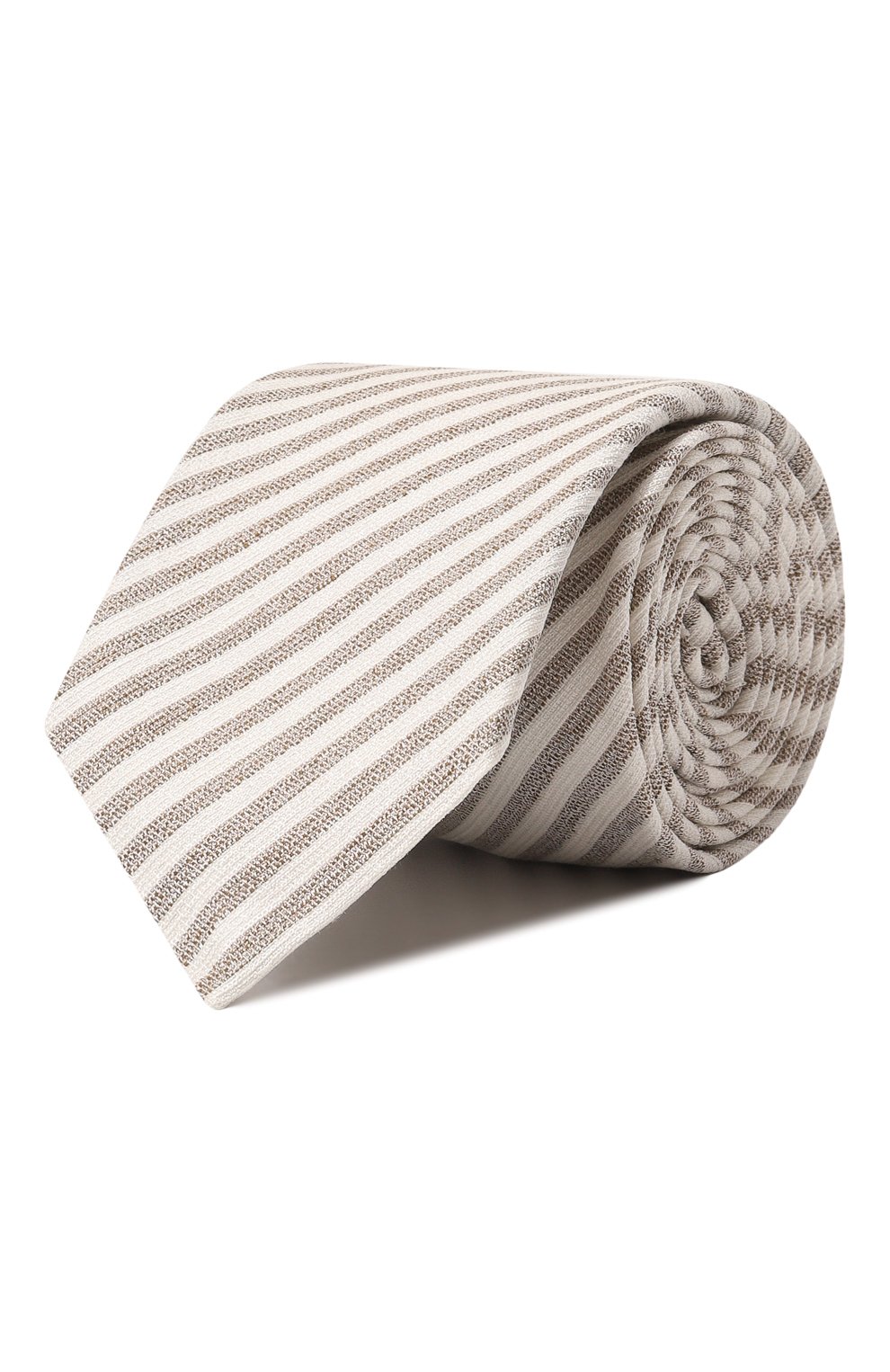 Галстук изо льна и шелка BOSS бежевого цвета по цене 9860 руб., арт. 50490633, фото 1 Галстук изо льна и шелка BOSS, арт. 50490633, фото 1