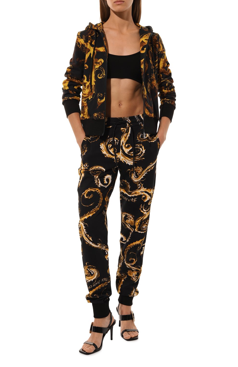 Хлопковые джоггеры VERSACE JEANS COUTURE, арт. 77HAA310/FS171, фото 2