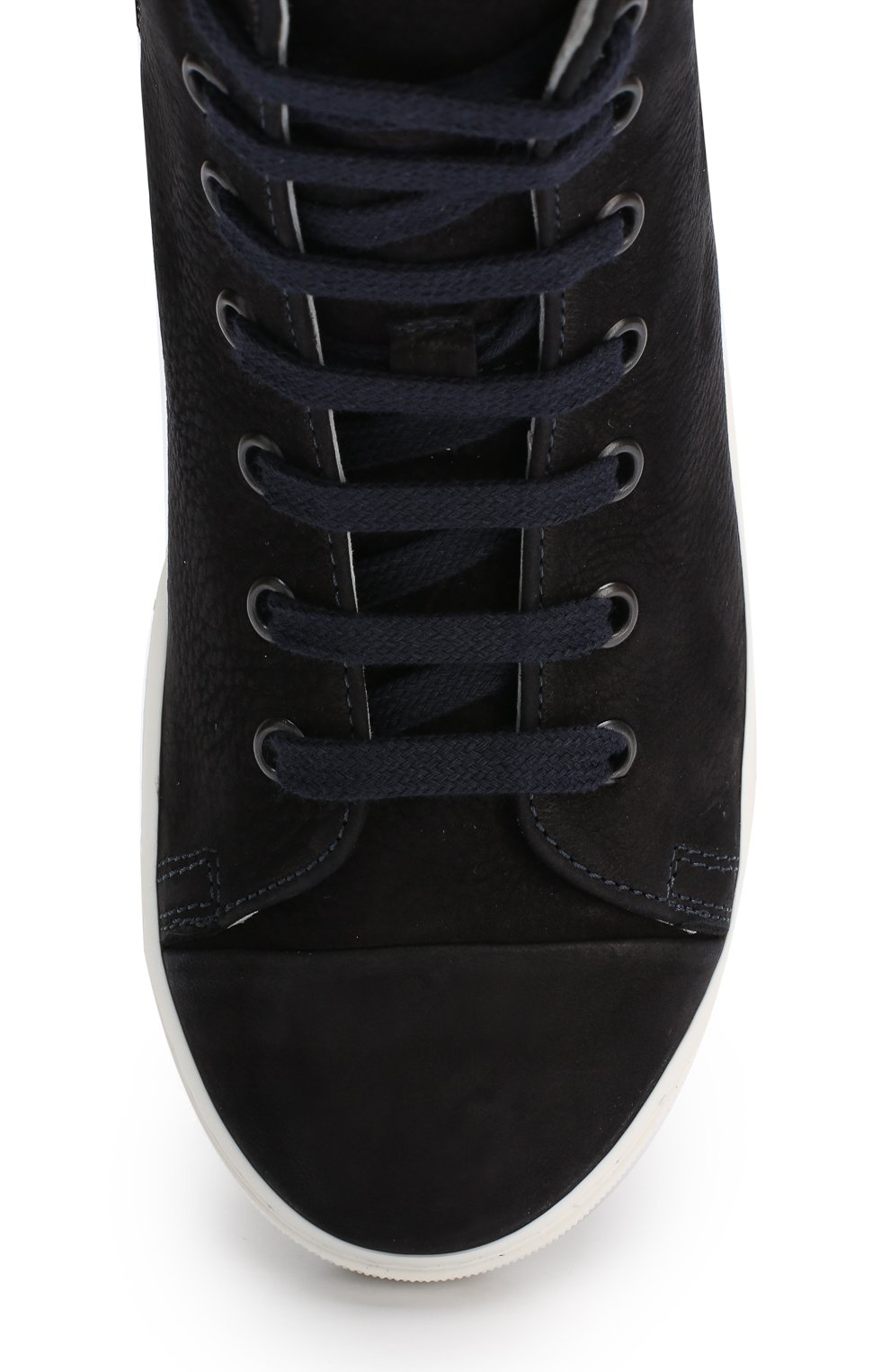 Высокие кожаные кеды на шнуровке LANVIN, арт. 58479/28-35, фото 4