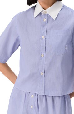 Хлопковая рубашка SPORTY AND RICH, арт. SI018606302ST02, фото 5