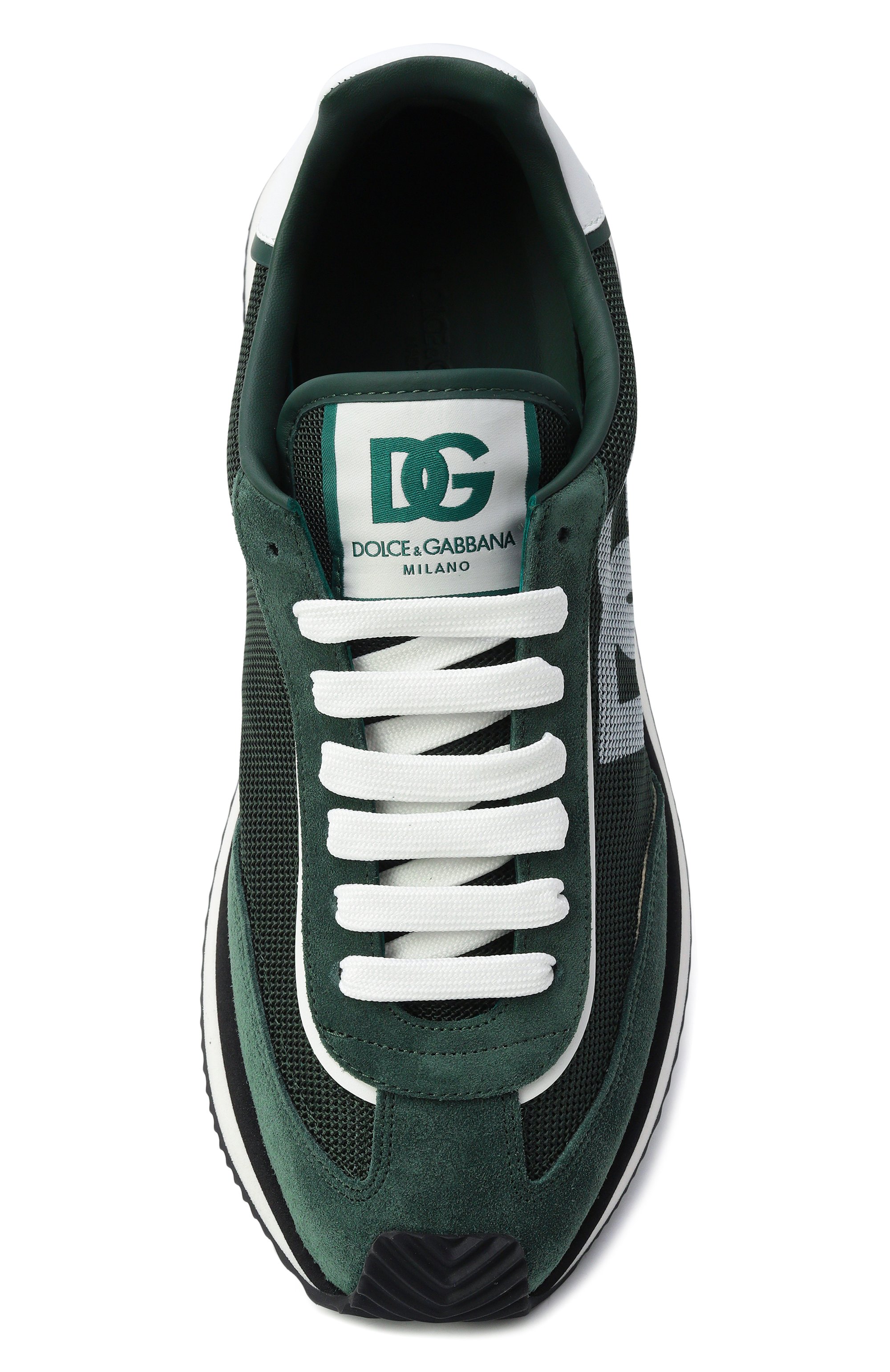 Комбинированные кроссовки dg cushion DOLCE & GABBANA, арт. CS2288/A3D24, фото 5