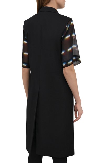 Жилет из смеси хлопка и шерсти DRIES VAN NOTEN черного цвета по цене 88700 руб., арт. 211-30210-2277, фото 4 Жилет из смеси хлопка и шерсти DRIES VAN NOTEN, арт. 211-30210-2277, фото 4