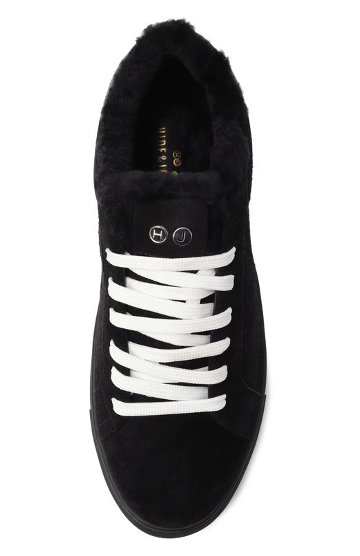 Замшевые кеды Oil Hide and Jack E0ILLMBLKBLK-MTB Чёрный  E0ILLMBLKBLK-MTB Фото 6