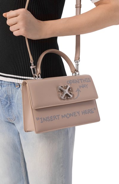 Сумка jitney 1.4 OFF-WHITE, арт. 0WNP062S26LEA001, фото 2