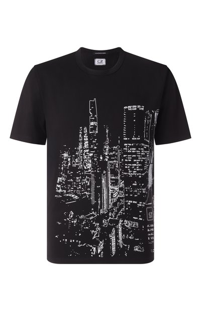 Мужская хлопковая футболка C.P. COMPANY, арт. 18CLTS044A006370W