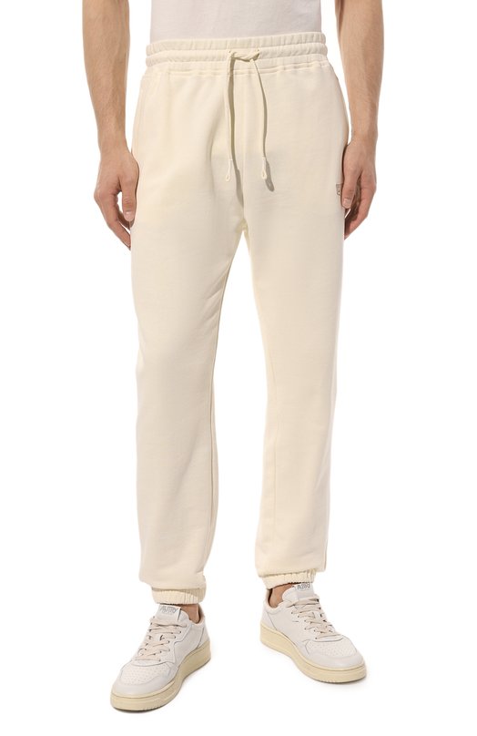 Хлопковые джоггеры Les Benjamins Кремовый, фото 3