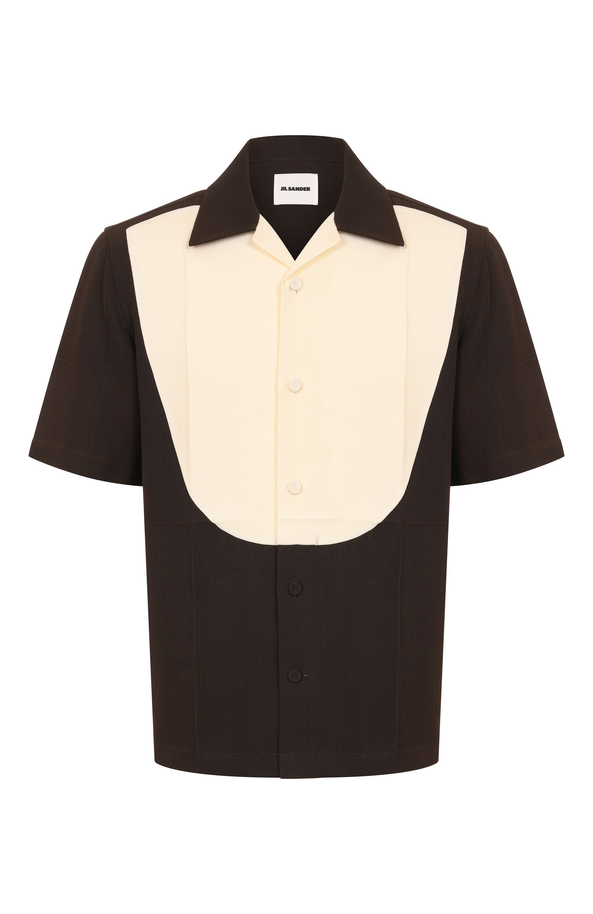 Рубашка из вискозы и шелка JIL SANDER, арт. J21DL0222-J65005, фото 1