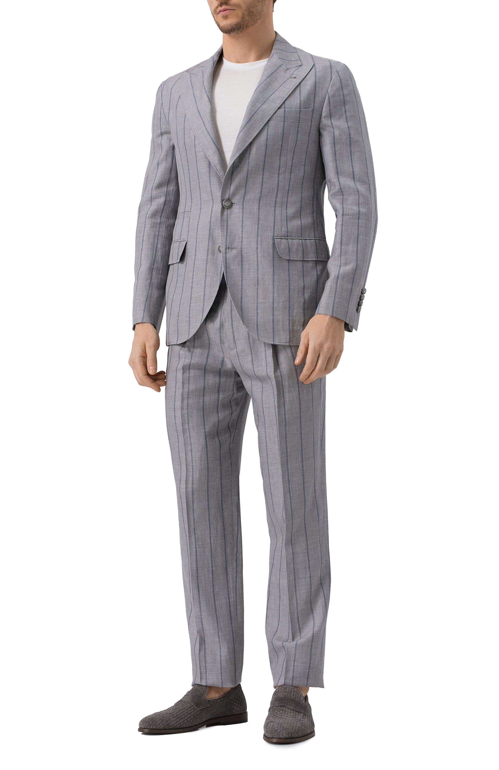 Костюм из шерсти и льна BRUNELLO CUCINELLI, арт. MP475LDFRD, фото 1