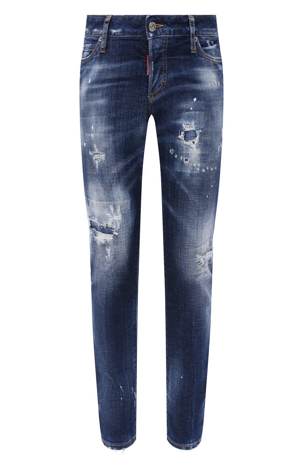 Джинсы DSQUARED2 синего цвета по цене 62150 руб., арт. S75LB0384/S30342, фото 1 Джинсы DSQUARED2, арт. S75LB0384/S30342, фото 1