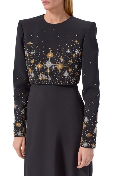 Топ с отделкой стразами ZUHAIR MURAD, арт. PTP25026/CRCA018, фото 3