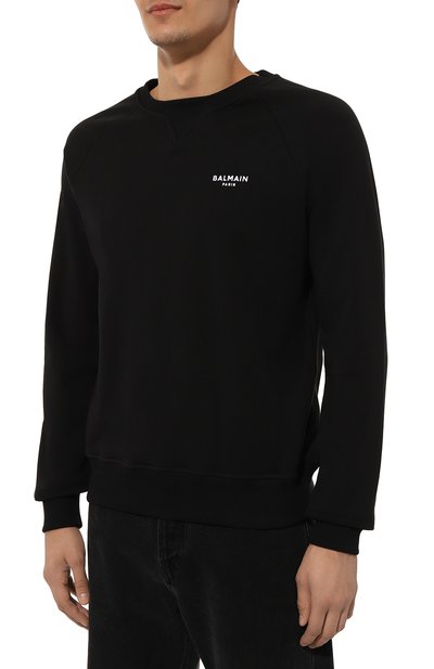 Хлопковый свитшот BALMAIN, арт. DH1JQ005/BB04, фото 3