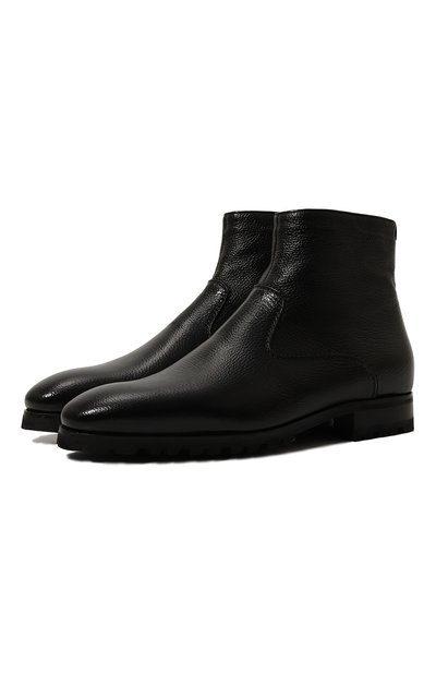 Мужские кожаные сапоги ARTIOLI, арт. 06S431/LAMA CALF/BABY LAMB 89G