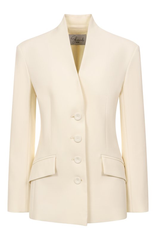 Шерстяной жакет Shervarli JA23-0003 Кремовый JA23-0003