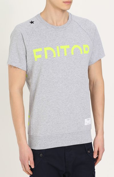 Хлопковая футболка THE EDITOR, арт. E2.6928C22/5081M, фото 3