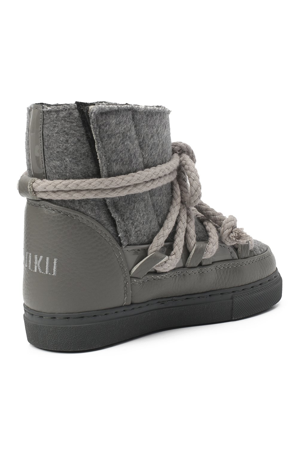 З амшевые сапоги с меховой отделкой INUIKII, арт. 60202-49/26-34, фото 3