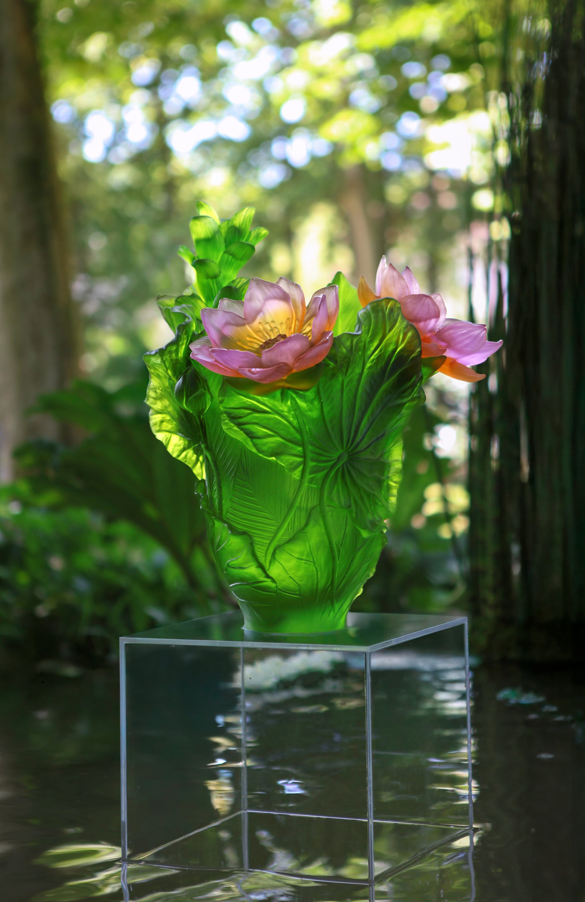 Ваза magnum jardin de lotus DAUM, арт. 05869, фото 4