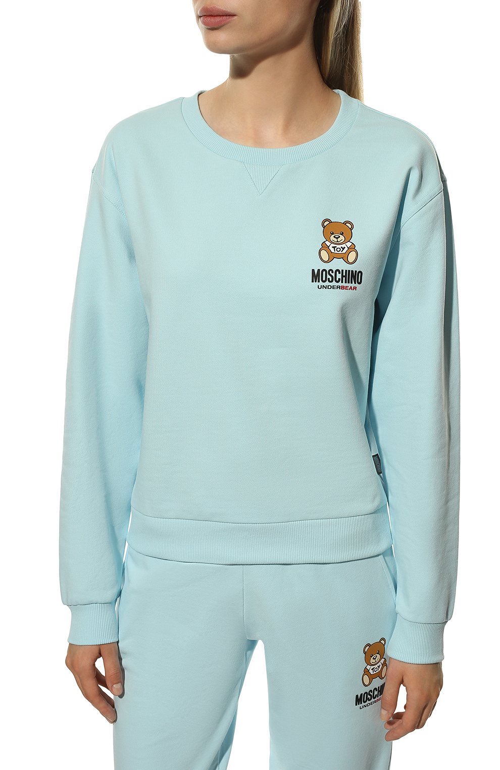 Хлопковый свитшот MOSCHINO, арт. A1713/9002, фото 3