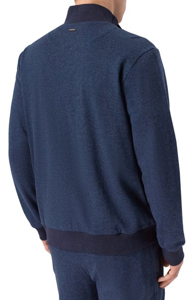 Толстовка из хлопка и кашемира ANDREA CAMPAGNA, арт. ZIP/LB1630, фото 4