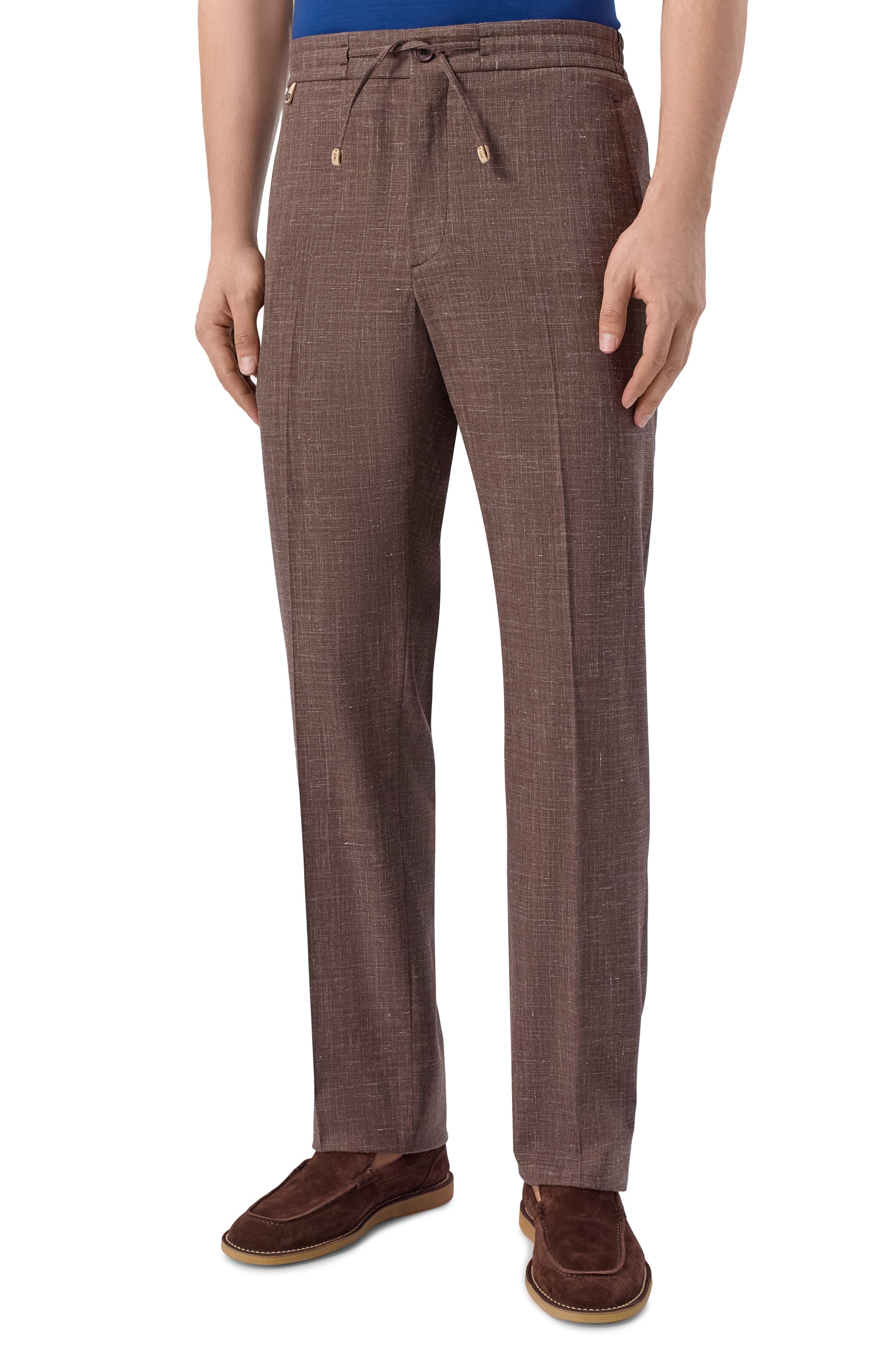 Брюки из шерсти и шелка STEFANO RICCI, арт. M1T610021A/WKL08U, фото 3