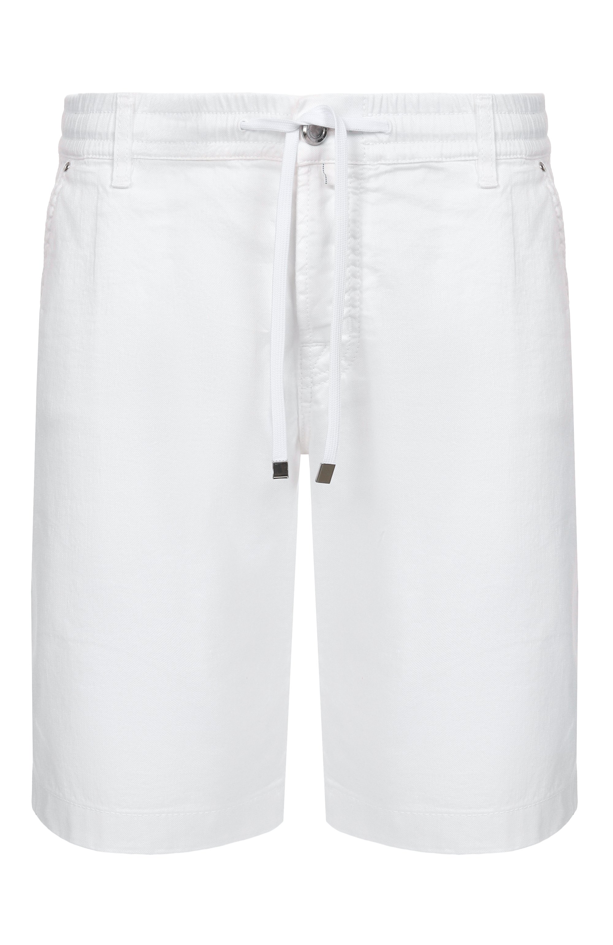Шорты из хлопка и льна JACOB COHEN белого цвета по цене 54950 руб., арт. 25E P/JUM_0E003 036 S4269 TR, фото 1 Шорты из хлопка и льна JACOB COHEN, арт. 25E P/JUM_0E003 036 S4269 TR, фото 1