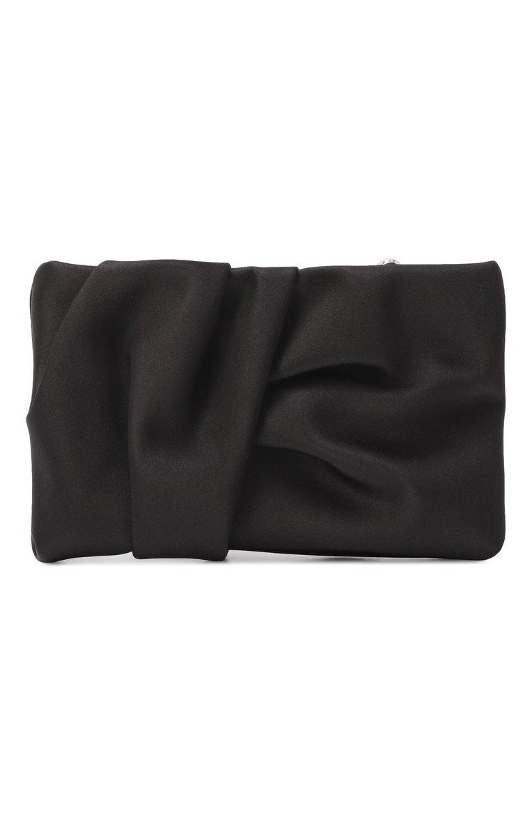 Женский клатч bonny JIMMY CHOO черного цвета, арт. B0NNY CLUTCH/SAT | Фото 6 (Материал: Текстиль; Размер: mini; Женское Кросс-КТ: Вечерняя сумка, Клатч-клатчи; Автоматизация ТО: Проставлено; Автоматизация состава: Проставлено)