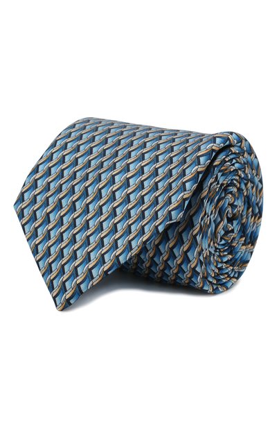 Мужской шелковый галстук ZILLI, арт. 50529/TIES