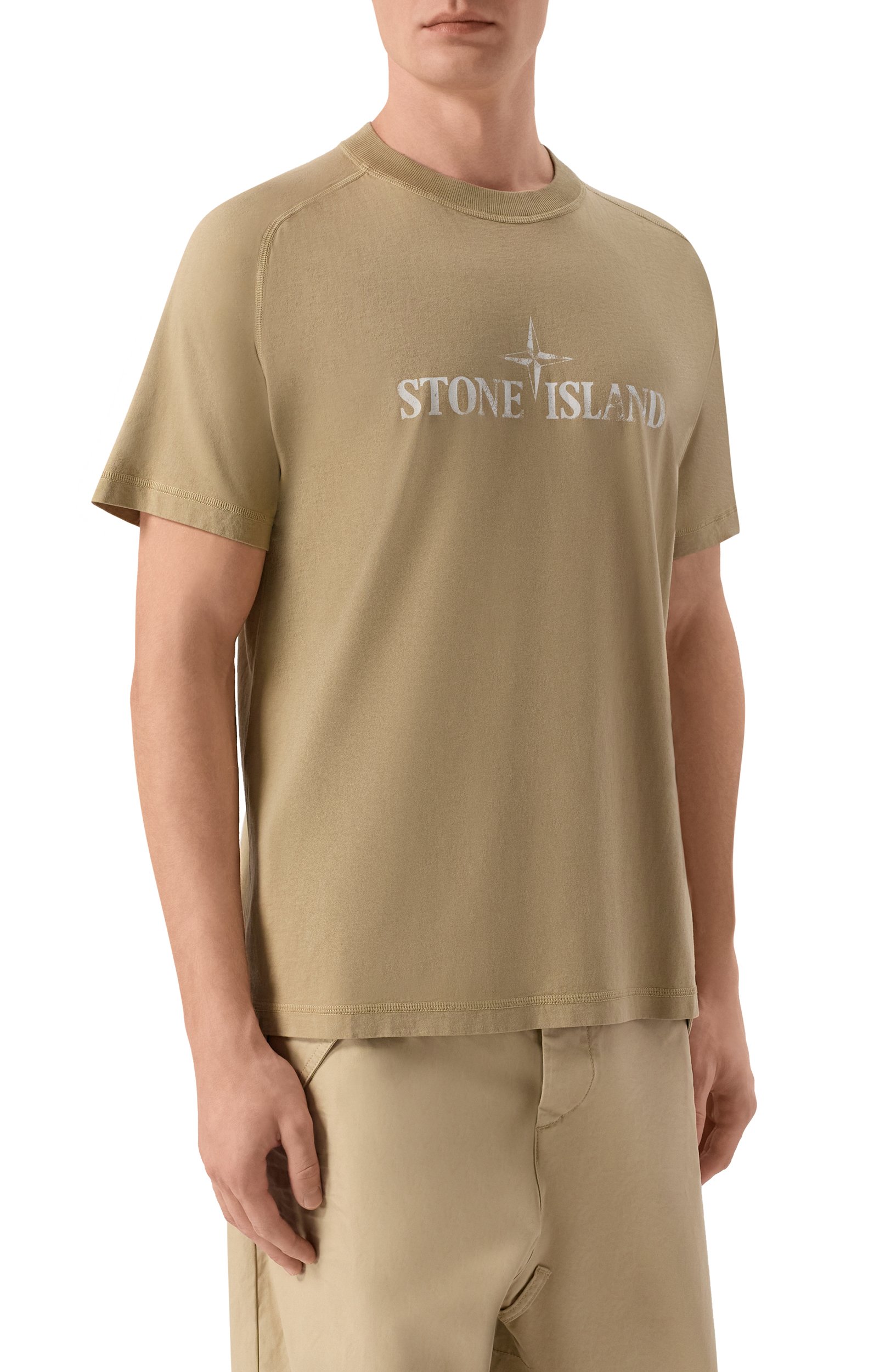 Хлопковая футболка STONE ISLAND, арт. K1S152100020/S0081, фото 3