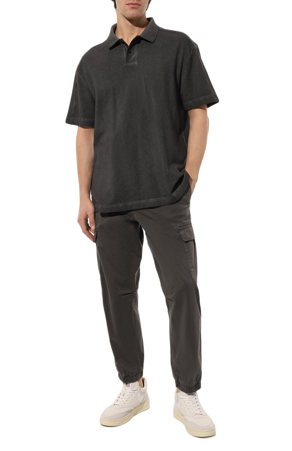 Хлопковое поло BOSS ORANGE, арт. 50483482, фото 2