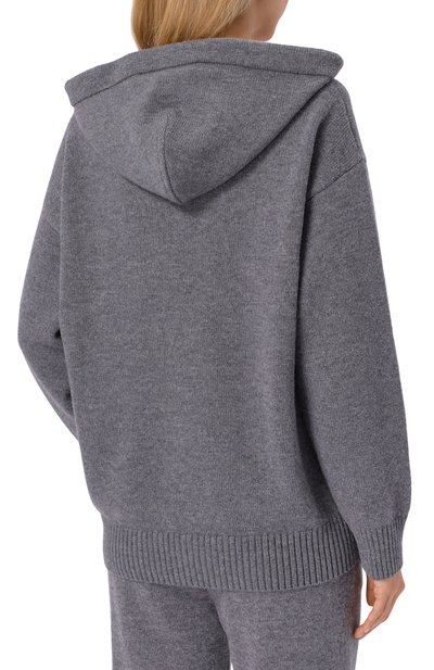 Худи из шерсти и кашемира MSGM, арт. 3940MM205/257596, фото 4