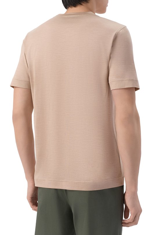 Шелковая футболка Gran Sasso 60121/78304 Бежевый  60121/78304 Фото 4