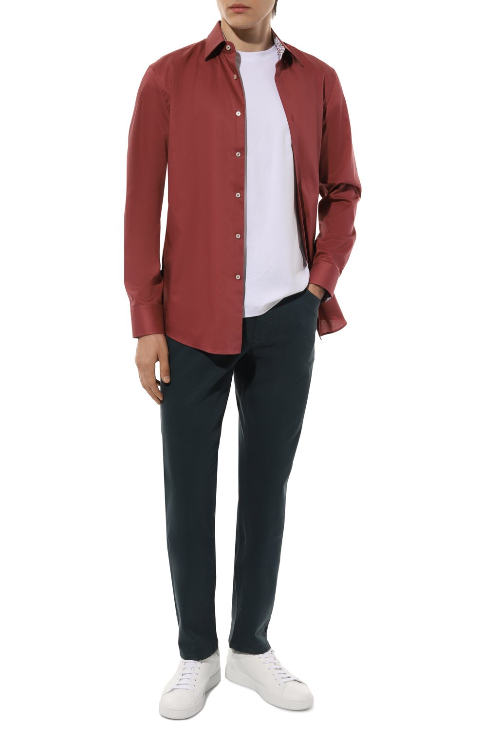 Хлопковая сорочка BOSS, арт. 50519928, фото 2